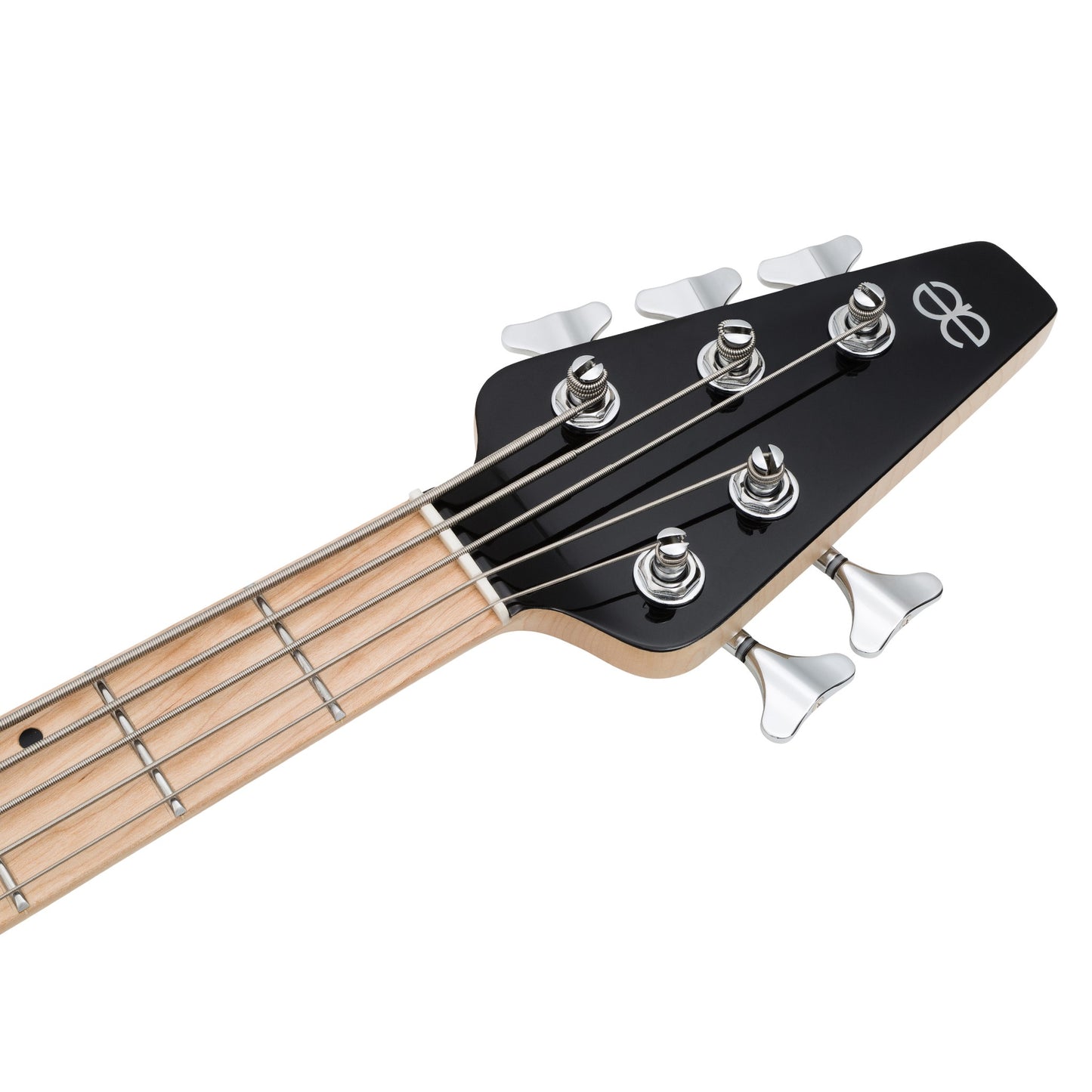 Allen Eden Guitars Celeste V Electric Bass Guitar Tobacco Burst