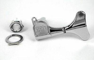 Wilkinson Diecast Bass Tuner Tuning Peg Chrome Lefty Left Handed