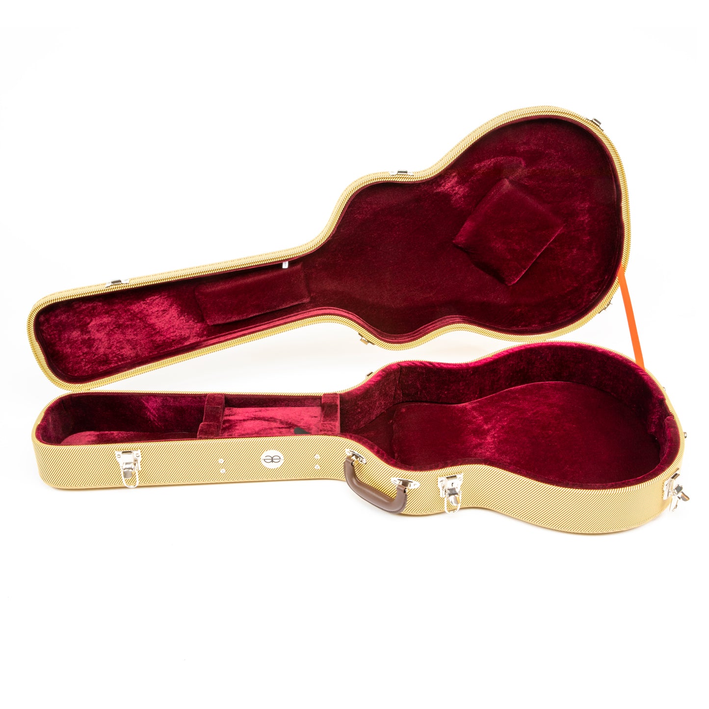Allen Eden Tweed Hard Shell Guitar Case For ES-335 Jazz Styles