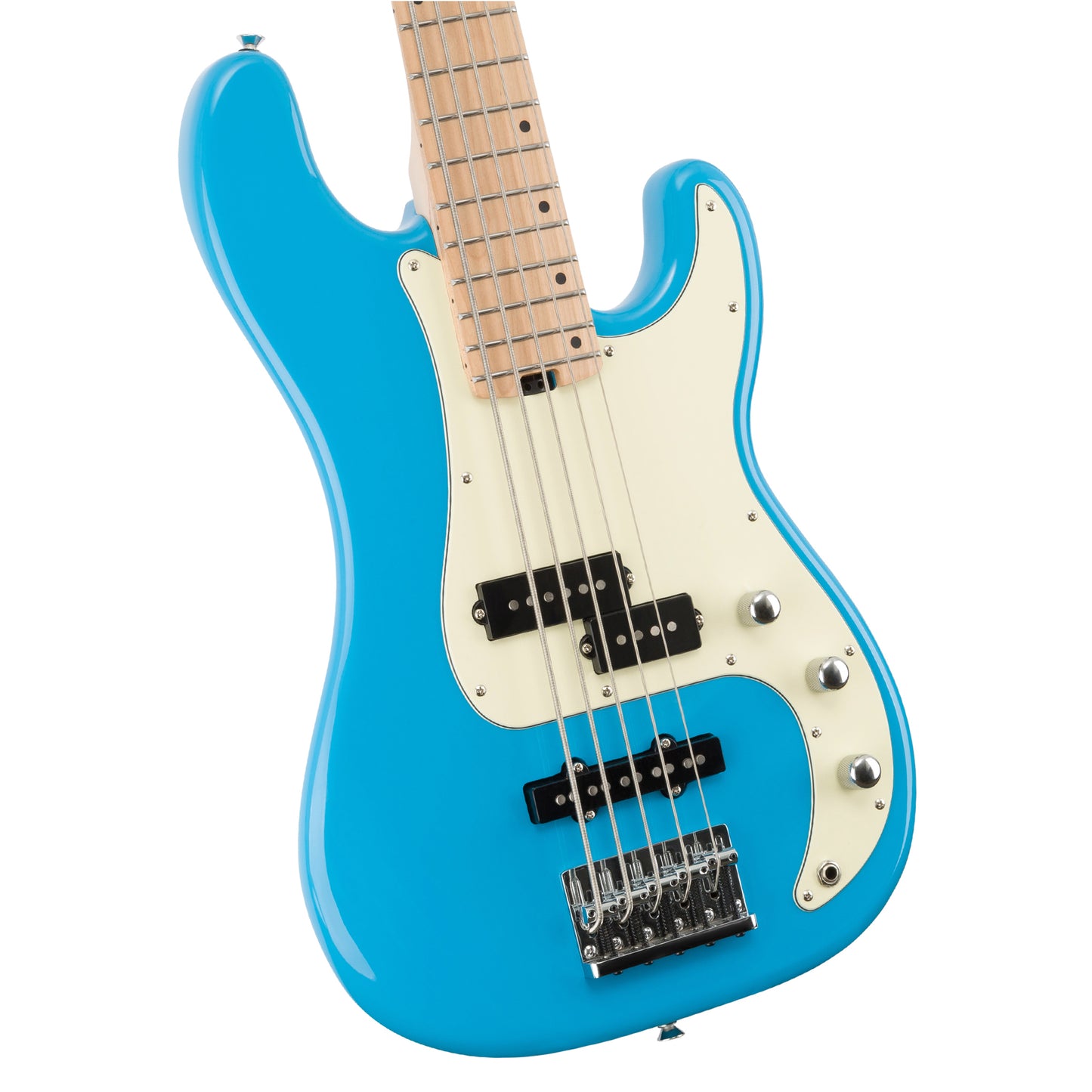 Allen Eden Guitars Celeste V Electric Bass Guitar Robbin's Egg Blue