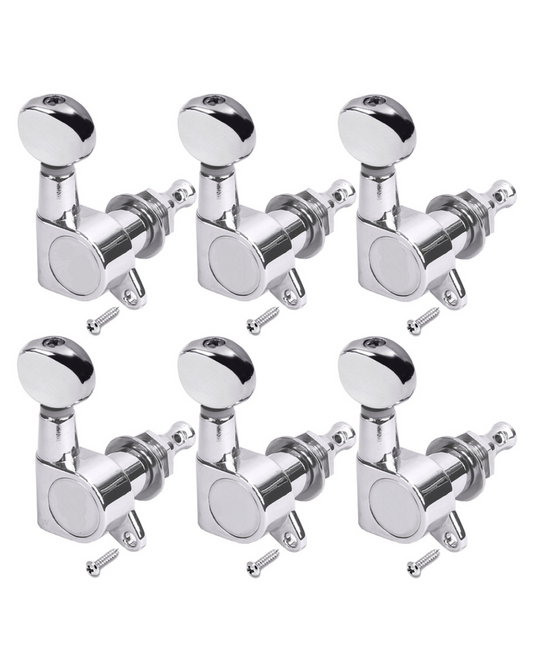 Oval Style Button Tuner Chrome