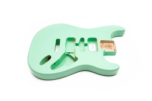 AE Guitars® S-Style Paulownia Replacement Guitar Body Seafoam Green