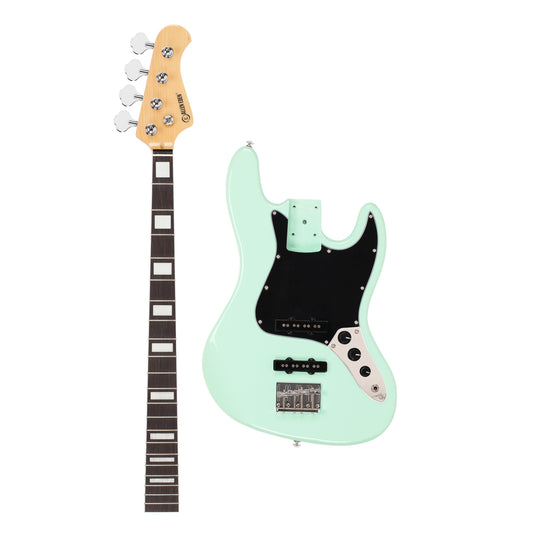 AE Guitars® Build Series 4 String Disciple Neck/Body Combo Kit Seafoam Green